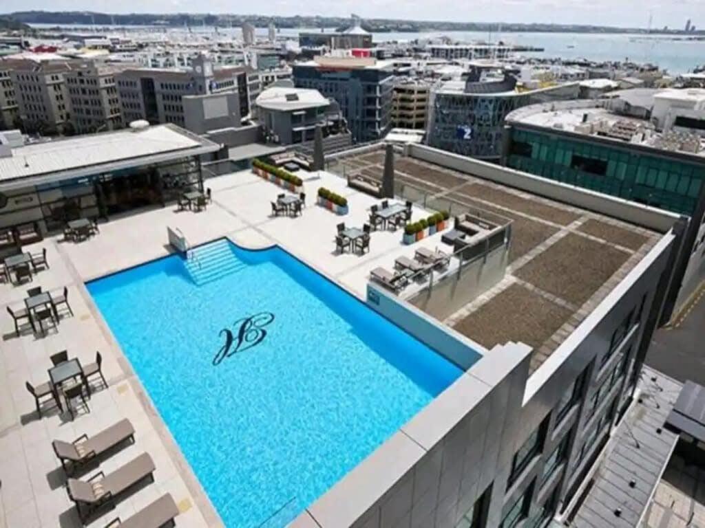 Lovely Bright Apartment With Balcony Pool And Gym Auckland Luaran gambar
